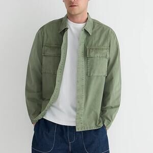 J Crew Wallace & Barnes Dyed Overshirt